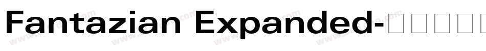Fantazian Expanded字体转换